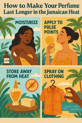 How to Make Your Perfume Last Longer in the Jamaican Heat. Image By Shop Sales Ja.