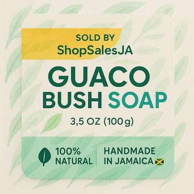 guaco bush soap used to treat rashes, eczema, acne and other skin conditions. This revolutionary bar soap is sold exclusively by shop sales ja