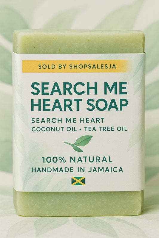 Search me heart soap bar 100% natural with essential oils sold by shop sales ja