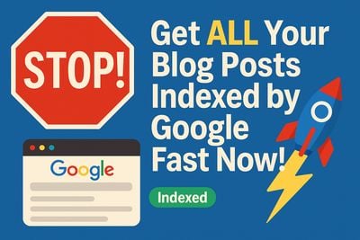 STOP Waiting! Get ALL Your Blog Posts Url Indexed By Google Fast Right Now!