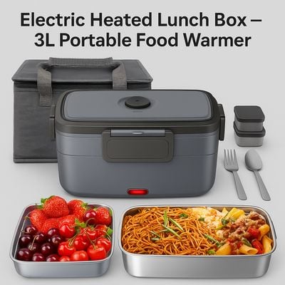 Electric Heated Lunch Box Portable Food Warmer