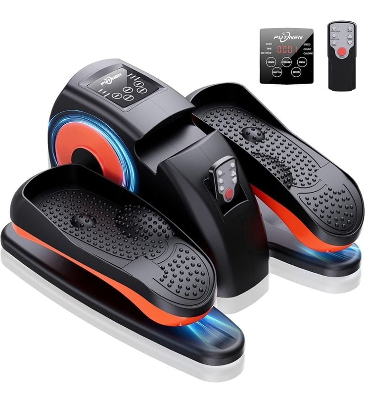Under desk elliptical exercise machine with remote – ideal for seated leg workouts at home or office in Jamaica