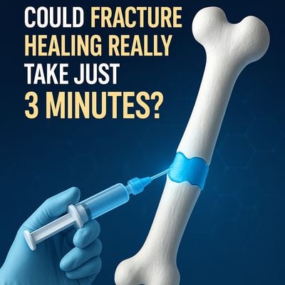 New bio-adhesive for rapid bone fracture repair. China’s Bone Glue Breakthrough