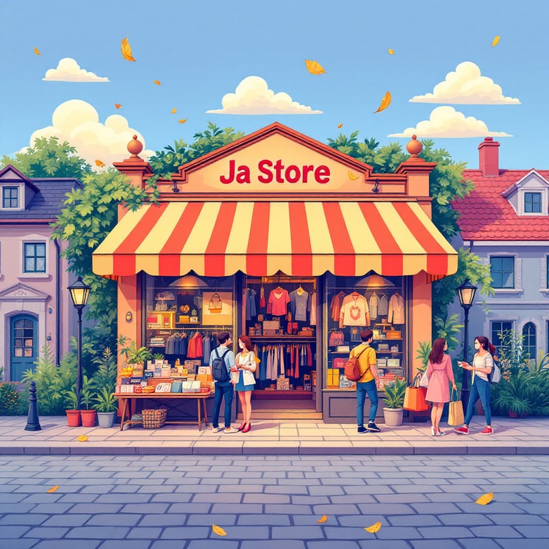 ja-store-vibrant-urban-shopping-scene-shop-sales-ja